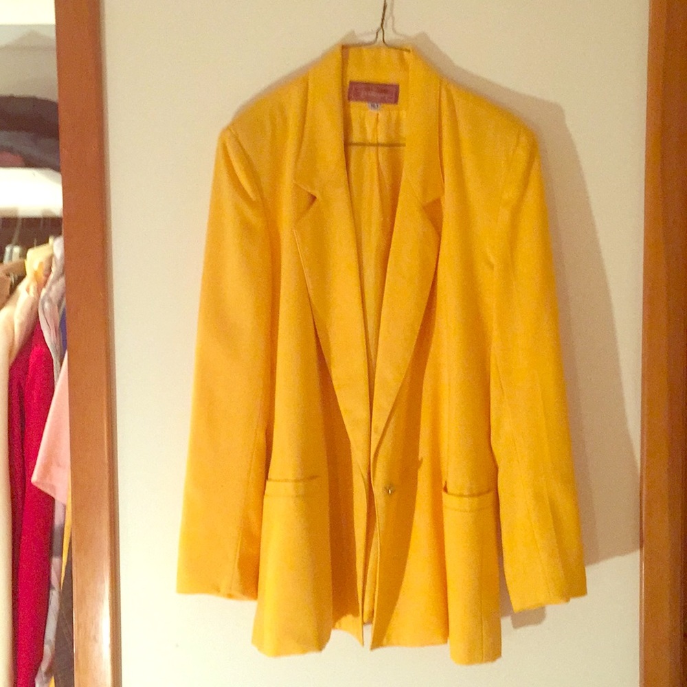 Vintage Yellow  Worthington Blazer